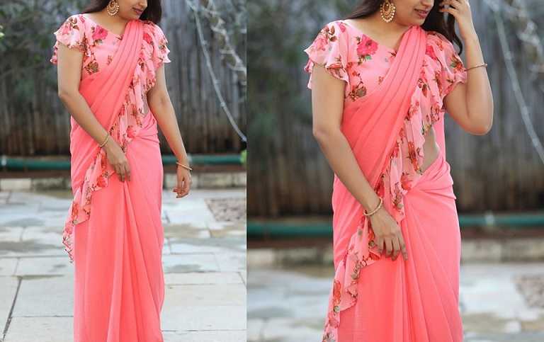 Ruffle Sarees - Try These 20 Gorgeous and Trending Designs