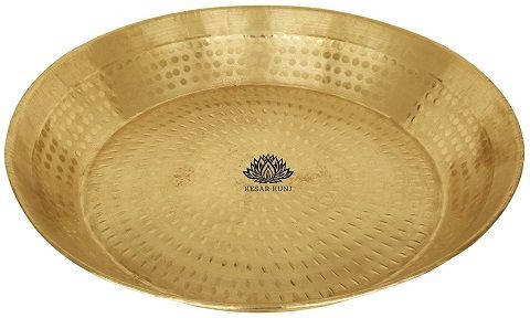 Kesar Gunj Handmade Pital Parat Platter