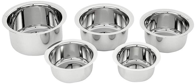 Solimo Stainless Steel Tope Set