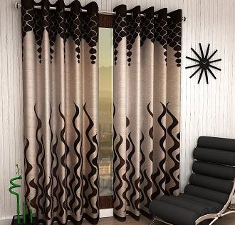 Home Sizzler Eyelet Door Curtains