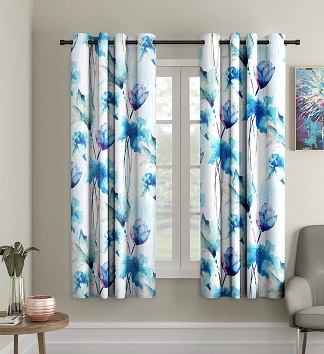 Home Sizzler Floral Window Curtain