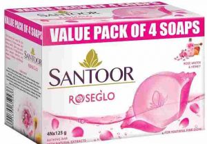 Santoor Rose Glo Soap