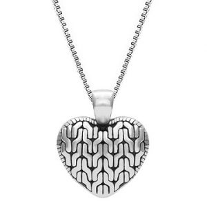 Avni By Giva Charming Heart Pendant with Box Chain