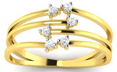 Avsar 14KT Yellow Gold Ring