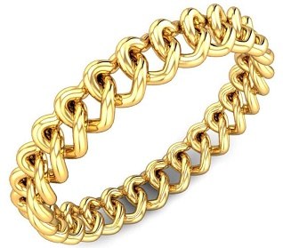Candere Chain Style Gold Ring