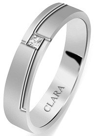 Clara 0.925 Contemporary Silver Ring