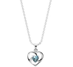 Clara 925 Sterling Silver Heart Pendant Necklace