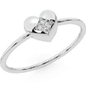 Clara 925 Sterling Silver Love Ring