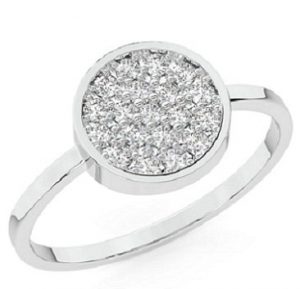 Clara 925 Sterling Silver Orbit Ring