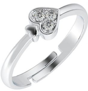 Clara Pure Real 925 Adjustable Silver Ring