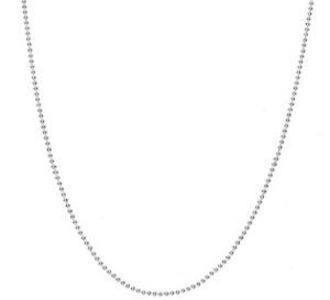 Clara Silver Chain for Unisex- Adult's & Child's