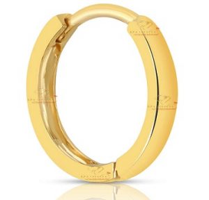 Rubbie 14k Gold Round Shaped Nose Ring