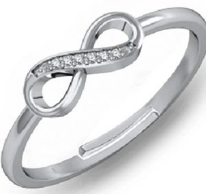 The Marketvilla 925 Sterling Silver Infinite Love Ring