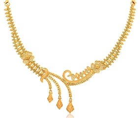 Senco Gold 22K Gold Chain Necklace