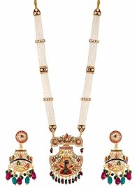 Zeneme Long Hyderabadi Necklace