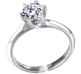 Highspark Solitaire Ring For Women