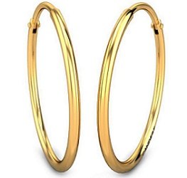 K.J Gold Dangle Earrings for Women