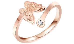 YC Charming Dual Butterfly Ring