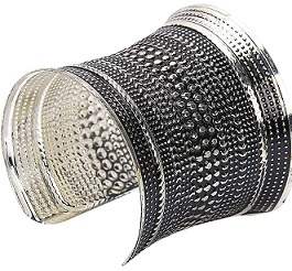 YouBella Jewellery Silver Oxidised Cuff Bracelet