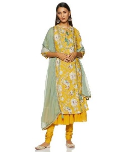 Biba Women's Cotton Salwar Suit Set