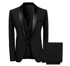 Dhingra Tuxedo 3Pcs Suit For Men