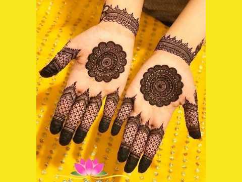 Simple Mehndi Design For Bridal (1)