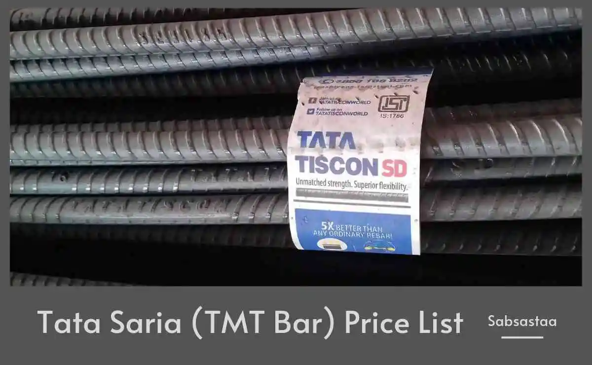 Tata Steel 12mm Price Today | टाटा सरिया रेट लिस्ट 2022