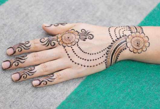 Back Hand Arabic Mehandi Ki Design (1)