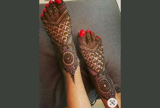 Dulhan Foot Mehndi Design(1)