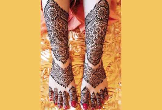 Dulhan Foot Mehndi Design(5)