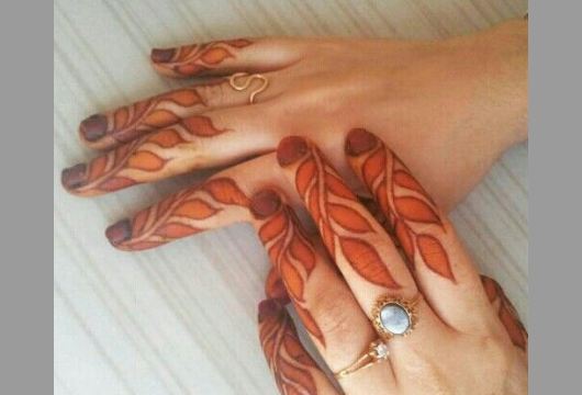 Simple Mehndi Finger Design (4)
