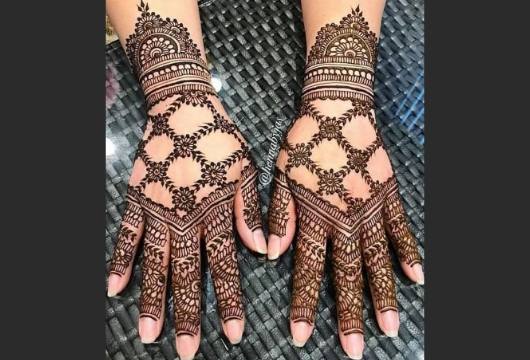 Back Hand Mehndi Designs 10