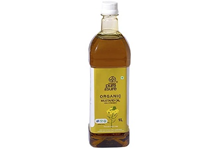 Pure & Sure Organic Mustard Oil 1L