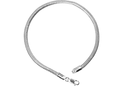 Clara Silver Snake Bracelet