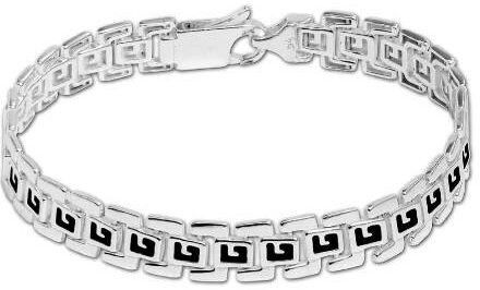 Silver Style Modern Link Bracelet