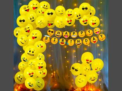 Party Propz Emoji Theme Decoration