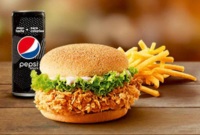 Classic Chicken Zinger Burger & Fries Combo