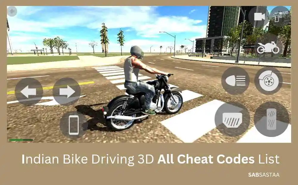 Indian Bike Driving 3D All 100+ Cheat Codes List (2023 New)