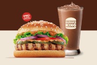 Jr Chicken Whopper With Chocolate Shake