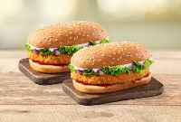 KFC 2 Veg Longer Burger