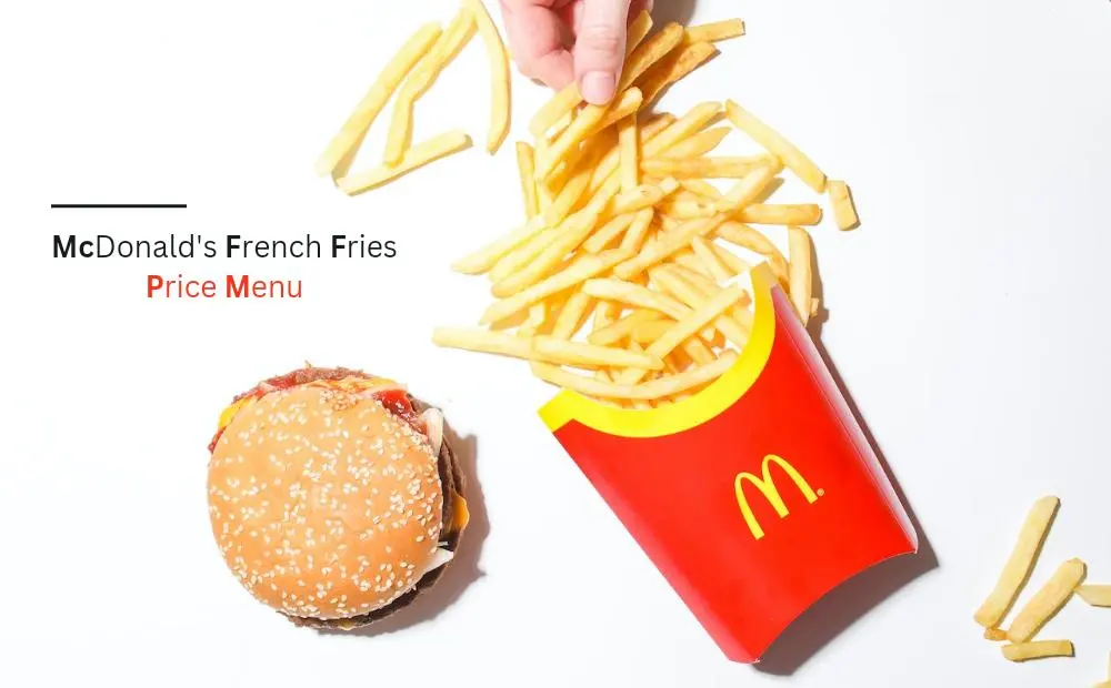 McDonald's French Fries Price In India 2023 (Full Menu)