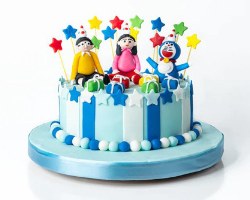 Starry Party Kids Cake