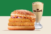 Veg Double Patty With Cold Coffee