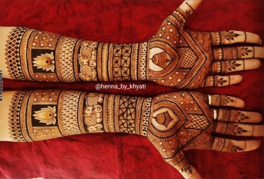 Bengali Mehndi Designs For Weddings (2)
