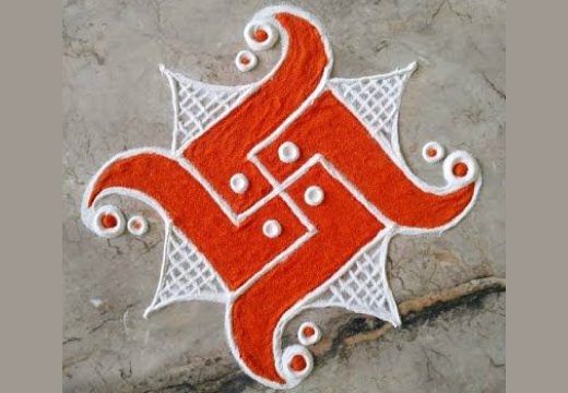 Easy Diwali Rangoli Designs 7