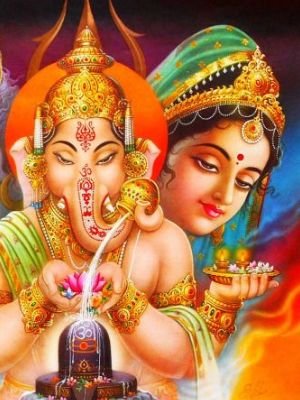 Laxmi And Ganesh Picture (3)