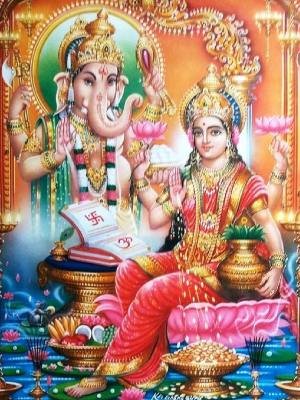 Laxmi And Ganesh Picture (4)