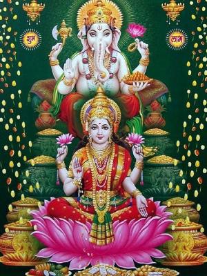 Laxmi And Ganesh Picture (5)
