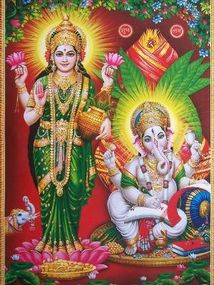 Laxmi And Ganesh Picture (6)