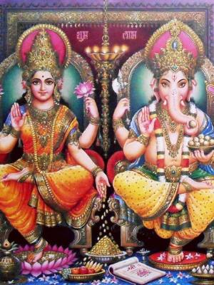 Laxmi And Ganesh Picture (7)